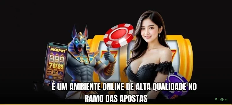 Slots online da 516bet com jackpots progressivos